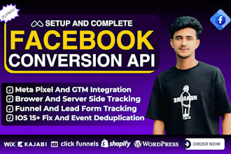 setup facebook conversion api for clickfunnel, shopify, and kajabi via GTM