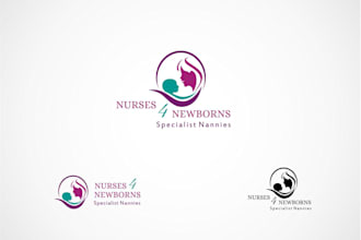 create capturing modern professional nurses logo