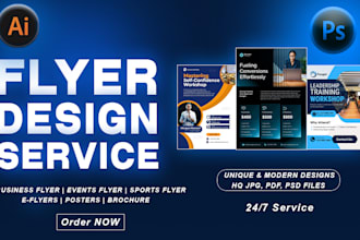 design unique and amazing social media flyers for online and printing