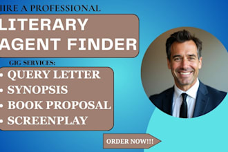 be your literary agent finder for synopsis, fiction, query letter, book proposal