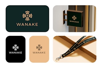 create a aesthetic elegant and luxury logo design
