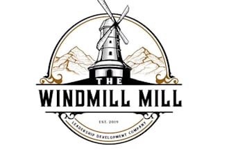 design creative mill logo in high definition