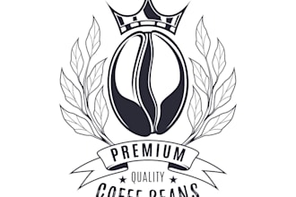 design modern premium quality logo with copyrights