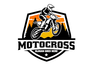 design a professional dirt bike logo in short time