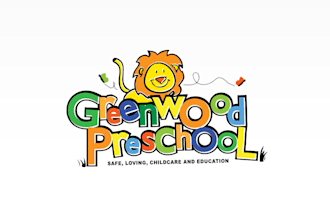 design a memorable and playful logo for greenwood preschool