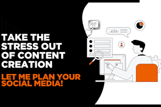 create a monthly social media content calendar