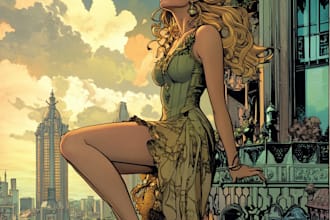 make comic book art and comic book illustration