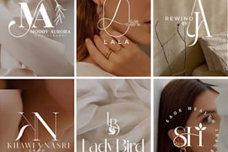 design minimalist initial letters monogram and urban clothing brand logo