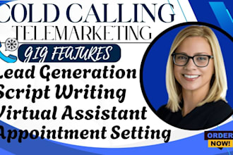 do tele marketing, real estate cold calling script writing appointment setting