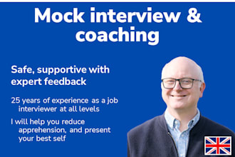 do a mock interview and coach you to give your very best