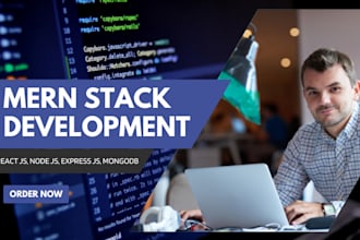 do full stack website development, mern stack developer