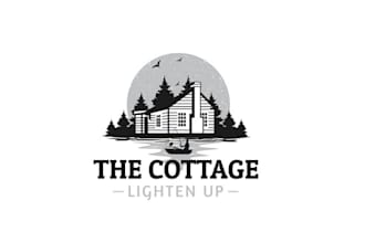design powerful magnificent outdoor cottage logo