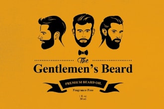design dynamic stand out beard oil logo