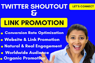 promote your website via shoutout share link to 90m tiktok pinterest ig x audie