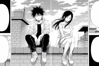 create high quality manga story art comic book illustration and character design
