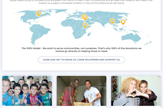 build a responsive nonprofit, charity and donation website