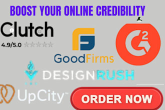 help to boost online reputation management on clutch g2 designrush sortlist