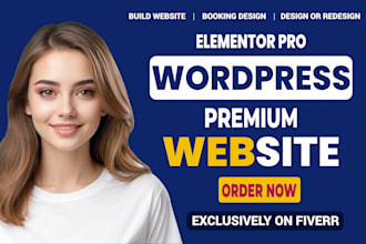 do wordpress website development and design, redesign, build ecommerce website