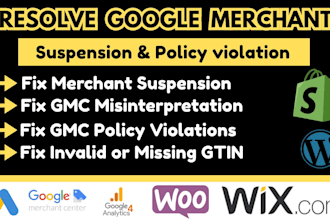 fix google merchant center account suspension resolve gmc policy violations
