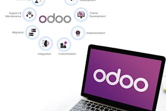 develop and customize odoo modules and websites