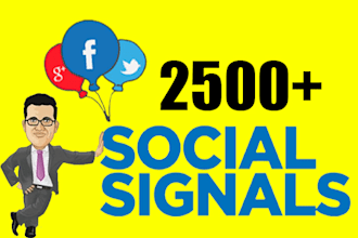 super fast google rank 2500 HQ social signals