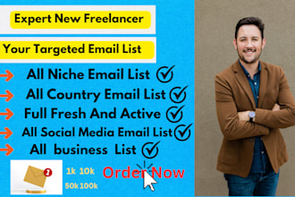 do niche targeted active and valid email list collection