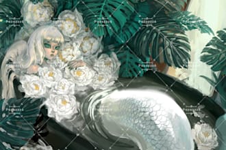 be desining character design and oc illustrations