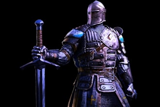 3d sword 3d armor, spear, gun shield 3d weapon roblox props assets cosplay mode