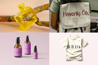 customize a stylish premade logo with your business name