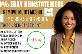 resolve mc011 mc133 ebay suspension, ebay tiktok reinstatement, mc999, appeal