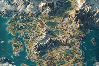 create dnd and rpg map, fantasy and battle map