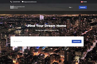 develop a professional website for your business and saas
