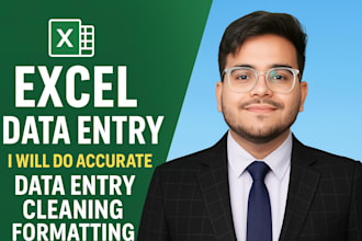 do accurate excel data entry and spreadsheet work