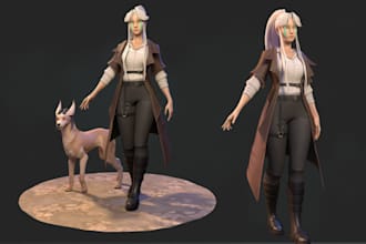 model and rig realistic 3d metahuman humanoid character