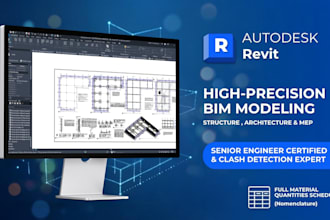 create an advanced 3d bim architectural model in revit