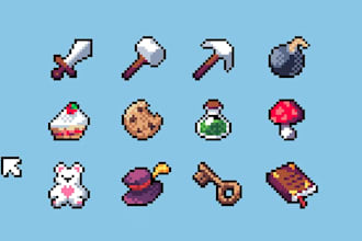 create custom pixel art items and game assets