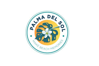 design wonderful beach vacation home logo