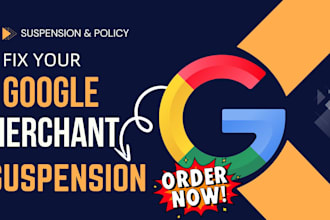 fix google merchant suspension and misrepresentation