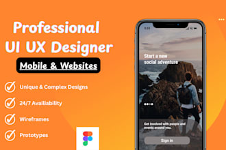 do ui ux design, figma design, website ui ux