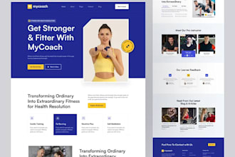 coaching websites, fitness coach, personal trainer and life coaching website