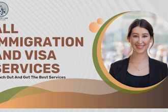 do USA immigration visa cover letter, petition letter for eb2 niw, e2, l1, f1,o1