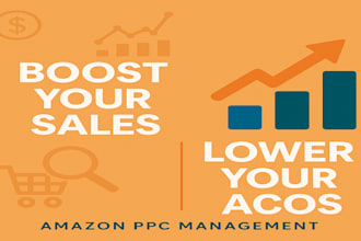 setup manage and optimize amazon PPC campaigns ads sponsored