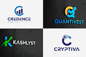 design unique financial accounting and business consulting logo