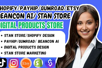 setup stan store, stan store digital products, shopify digital products, SEO