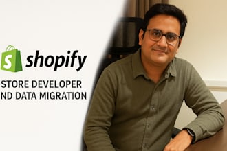 setup your shopify store and also migrate any cms to shopify
