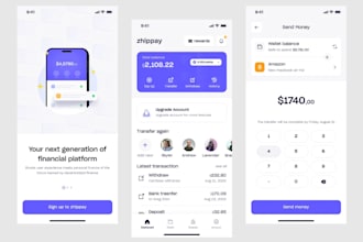 develop fintech app, ewallet app, remittance app, digital banking app, payment