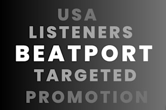 do organic USA targeted music, beatport promotion