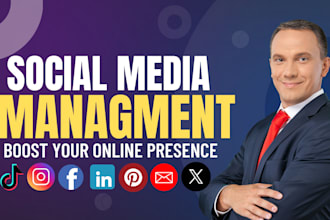 take care of your monthly social media content and strategy