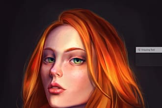 draw anime, realistic portrait or dnd character
