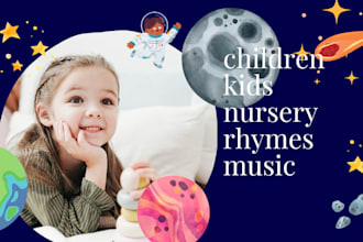 compose kids music nursery rhymes and produce children learning music production